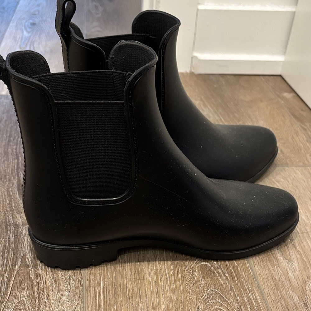 a new day Black Chelsea Rain Boots